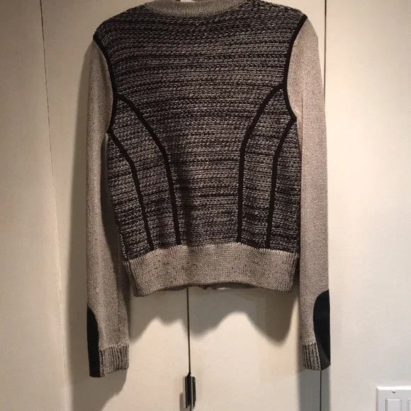 White + Warren Medium Asymmetrical Zipperd Cardigan - Picture 3 of 8